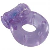 Anel Vibrador e Clitoriano (Vibro Incluso) - Importado