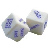 Dado Erótico Jogo do Sexo Gostoso - 2 peças