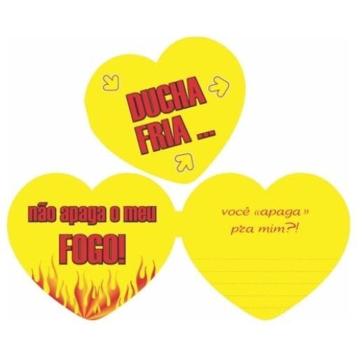 Cartão Sacana "Ducha Fria..."